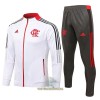 CR Flamengo Trainingsjack Pak 2021-22 Witte - Heren